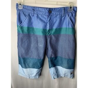 Boys Sz 18 Reg‎ Waist 29 Nike Striped Blue Shorts